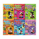 DISNEY ディズニー ミッキーマウス名作DVD 6巻セット吹き替え/字幕（日本語・英語）切り替え機能付き！お子様の英語教育 ミッキーでお子様大喜び！ 英会話教材 子供 英語